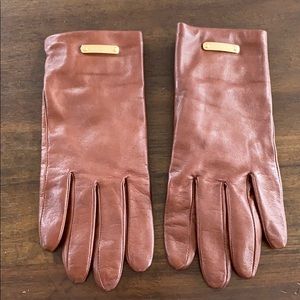 Burberry Leather Gloves - size 7.5